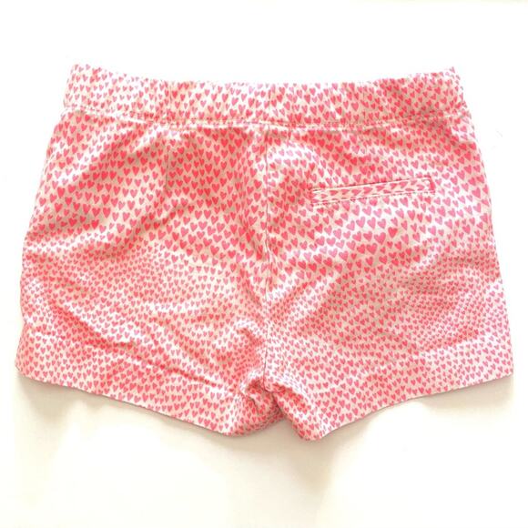 Crewcuts Pink Heart Print Frankie Kids Shorts - Picture 1 of 16